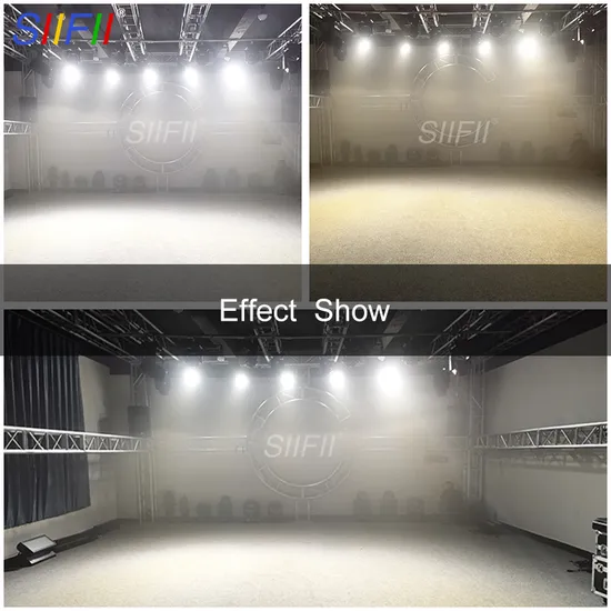 4X50W 따뜻한 흰색 차가운 흰색 2in1 DMX LED COB PAR 무대 세척 조명